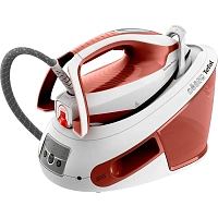 Парогенератор TEFAL SV8110E0, 2800 Вт, 6.3 Бар, постоянная подача пара 120 г/мин, паровой удар 420 г/мин, 1.8 л, белый/красный, 1830008618