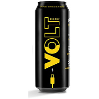 Напиток энергетический газированный Volt Energy Оригинальный 0.45 л фото Напиток энергетический газированный Volt Energy Оригинальный 0.45 л