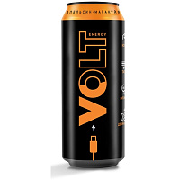Напиток энергетический газированный Volt Energy Апельсин-Маркуйя 0.45 л фото Напиток энергетический газированный Volt Energy Апельсин-Маркуйя 0.45 л