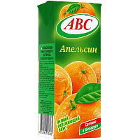 Нектар АВС апельсиновый 0.2 л фото Нектар АВС апельсиновый 0.2 л