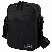 Сумка на плечо HEIKKI COMPACT (ХЕЙКИ), два кармана, черная, 22х17х6 см, 272630 фото Сумка на плечо HEIKKI COMPACT (ХЕЙКИ), два кармана, черная, 22х17х6 см, 272630