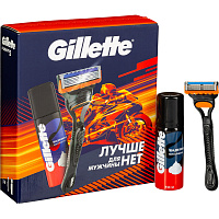 Подарочный набор косметики для мужчин Gillette Fusion фото Подарочный набор косметики для мужчин Gillette Fusion
