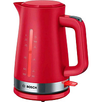 Чайник электрический Bosch TWK4M224 красный фото Чайник электрический Bosch TWK4M224 красный