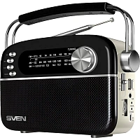 Радиоприемник Sven SRP-505, 3Вт, Bluetooth, FM/AM/SW/USB/microSD/AUX, аккум