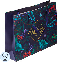 Пакет подарочный ламинированный Дарите Счастье Роскошь (31x40x11.5 см)