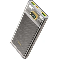 Внешний аккумулятор (power bank) Hoco 10000 мАч 22.5W чёрный (J103 DISCOVERY EDITION GRAY)