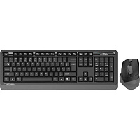 Комплект беспроводной клавиатура и мышь A4Tech Fstyler FG1035 (FG1035 GREY) фото Комплект беспроводной клавиатура и мышь A4Tech Fstyler FG1035 (FG1035 GREY)