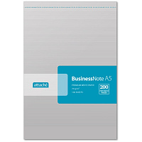 Блокнот Attache Микроперфорация А5 100 листов серебристый в линейку на склейке (143х212 мм)