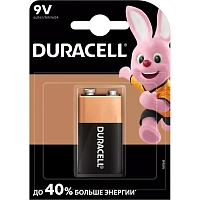 Батарейка крона (6LR61) Duracell фото Батарейка крона (6LR61) Duracell