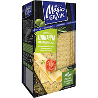 Хлебцы Magic Grain Фокачча Итальянская с розмарином 160 г фото Хлебцы Magic Grain Фокачча Итальянская с розмарином 160 г