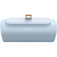 Внешний аккумулятор (power bank) Baseus Compact 5000 мАч голубой (BAS-P1006830631300) фото Внешний аккумулятор (power bank) Baseus Compact 5000 мАч голубой (BAS-P1006830631300)