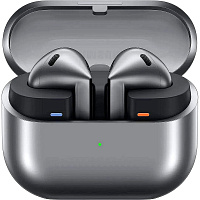 Наушники беспроводные Samsung Galaxy Buds 3 серебристые (SM-R530NZAACIS) фото Наушники беспроводные Samsung Galaxy Buds 3 серебристые (SM-R530NZAACIS)