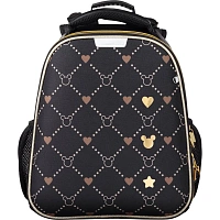 Ранец Комус Класс Basic Золотая клетка , 2 отд, эргоном спинка