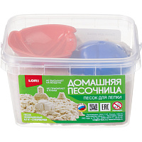 Кинетический песок Lori Домашняя песочница серый 746 г (Пт-027) фото Кинетический песок Lori Домашняя песочница серый 746 г (Пт-027)