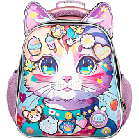 Ранец Комус Класс Basic Kitty Stikers, 2 отд фото Ранец Комус Класс Basic Kitty Stikers, 2 отд