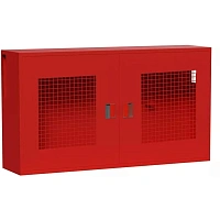 Щит пожарный закр метал. с сет 2 дв Ас ЕВРОручкой(без компл)1200x550x300