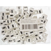 Тендер Размерник на вешалку квадратный М, цвет белый 100шт./упаковка