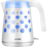 Чайник электрический Vitek VT-7048 белый фото Чайник электрический Vitek VT-7048 белый