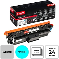Картридж лазерный Комус W2301X для HP голубой совместимый фото Картридж лазерный Комус W2301X для HP голубой совместимый