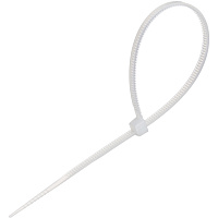 Стяжка (хомут) 150 мм x 2,5 мм,Bigtech BT-CT-150-25-W,нейлон,бел.,100 шт/уп фото Стяжка (хомут) 150 мм x 2,5 мм,Bigtech BT-CT-150-25-W,нейлон,бел.,100 шт/уп
