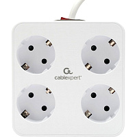 Сетевой фильтр Cablexpert Plate на 4 розетки 2 метра + 2 USB (PLT-4-C2U2-W-2) фото Сетевой фильтр Cablexpert Plate на 4 розетки 2 метра + 2 USB (PLT-4-C2U2-W-2)