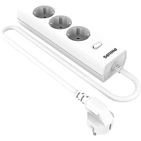 Сетевой фильтр Philips CHP2135WB/51 на 3 розетки 3 метра фото Сетевой фильтр Philips CHP2135WB/51 на 3 розетки 3 метра