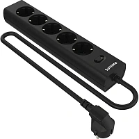 Сетевой фильтр Philips CHP2155BA/51 5р/2м, 10А, черный фото Сетевой фильтр Philips CHP2155BA/51 5р/2м, 10А, черный