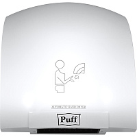 Сушилка для рук электрическая Puff-8820 сенсорная белая фото Сушилка для рук электрическая Puff-8820 сенсорная белая