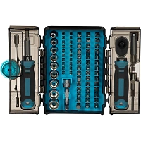 Набор отверток Topfort с трещоткой, битами, головками, 78 предм (9113478)