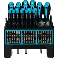 Набор отверток Topfort с битами, головками, шестигр. 114 предм (5311114)