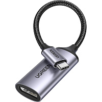 Переходник Ugreen CM654 USB Type-C - DisplayPort 0.1 метра (15575_) фото Переходник Ugreen CM654 USB Type-C - DisplayPort 0.1 метра (15575_)