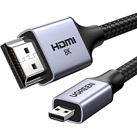 Кабель Ugreen HD164 micro HDMI - HDMI 1 метр (15516_) фото Кабель Ugreen HD164 micro HDMI - HDMI 1 метр (15516_)