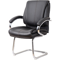 Конференц-кресло Easy Chair 516V PU чёрное (экокожа, металл) фото Конференц-кресло Easy Chair 516V PU чёрное (экокожа, металл)