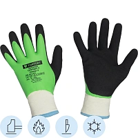 Перчатки TOPFORT ут. КЩС МБС от порез. прокол. с дв. лат.Фриз Сполдер D р.9