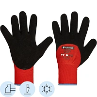 Перчатки TOPFORT ут. с лат. покр. Фриз Стандарт р. 11
