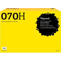 Картридж лазерный T2 TC-C070H для Canon черный совместимый