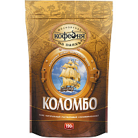 Кофе растворимый сублимированный Московская кофейня на паяхъ Коломбо 190 г (пакет) фото Кофе растворимый сублимированный Московская кофейня на паяхъ Коломбо 190 г (пакет)