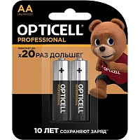 Батарейка AA пальчиковая Opticell Professional (2 штуки в упаковке) фото Батарейка AA пальчиковая Opticell Professional (2 штуки в упаковке)