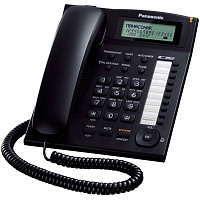 Телефон проводной Panasonic KX-TS2388RU черный фото Телефон проводной Panasonic KX-TS2388RU черный