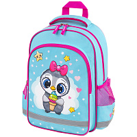 Рюкзак ПИФАГОР SCHOOL, 1 отделение, 3 кармана, "Smart penguin", 38x28х14 см, 271403 фото Рюкзак ПИФАГОР SCHOOL, 1 отделение, 3 кармана, "Smart penguin", 38x28х14 см, 271403