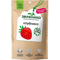 Клубника сушеная Зеленика Здоровый ягодный перекус 20 г фото Клубника сушеная Зеленика Здоровый ягодный перекус 20 г