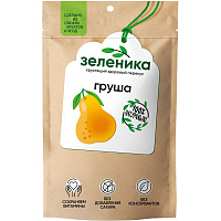 Груша сушеная Зеленика Здоровый фруктовый перекус 20 г фото Груша сушеная Зеленика Здоровый фруктовый перекус 20 г