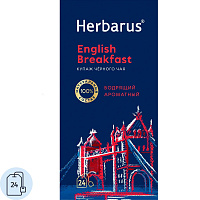 Чай черный Herbarus English Breakfast 24 пакетика фото Чай черный Herbarus English Breakfast 24 пакетика