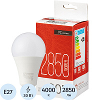 Лампа светодиодная LED-A70-VC 30Вт 230В Е27 4000К 2850Лм IN HOME фото Лампа светодиодная LED-A70-VC 30Вт 230В Е27 4000К 2850Лм IN HOME