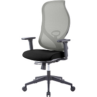 Кресло BN_Zm_EChair-603 MC сетка/ткань, серый/черный