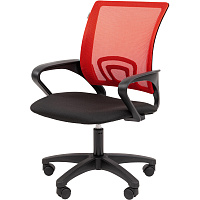 Кресло офисное Easy Chair 304 LT красное/черное (сетка/ткань, пластик) фото Кресло офисное Easy Chair 304 LT красное/черное (сетка/ткань, пластик)