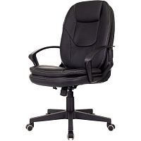 Кресло для руководителя Easy Chair 668 черное (экокожа, пластик) фото Кресло для руководителя Easy Chair 668 черное (экокожа, пластик)