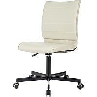 Кресло офисное Easy Chair 303 слоновая кость (экокожа, металл) фото Кресло офисное Easy Chair 303 слоновая кость (экокожа, металл)