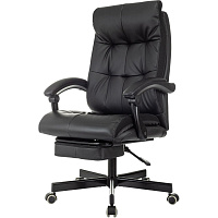 Кресло для руководителя Easy Chair 624 с массажным модулем черное (экокожа, пластик) фото Кресло для руководителя Easy Chair 624 с массажным модулем черное (экокожа, пластик)