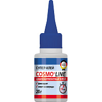 Клей секундный Cosmo Line 20 г фото Клей секундный Cosmo Line 20 г
